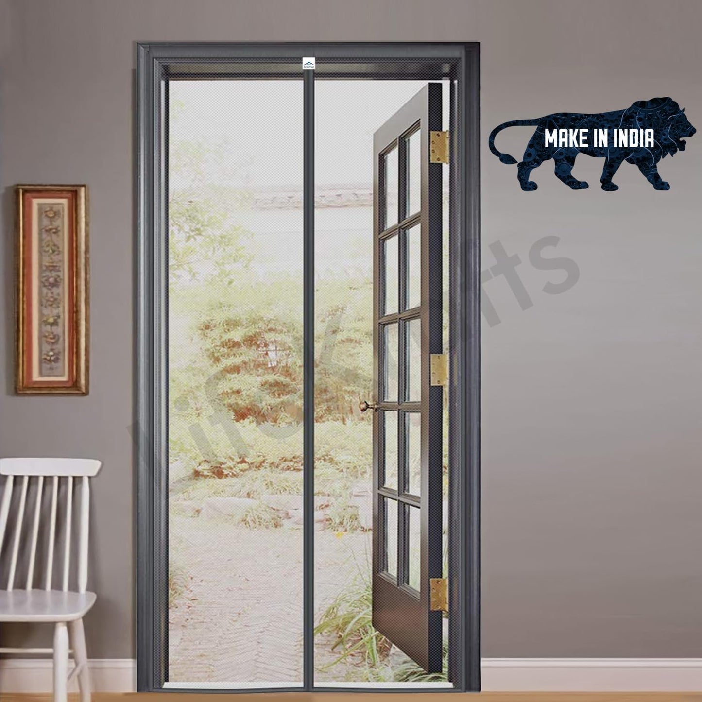 Mesh Screen Net Home Magnetic Foldable Anti Mosquito Door Curtains