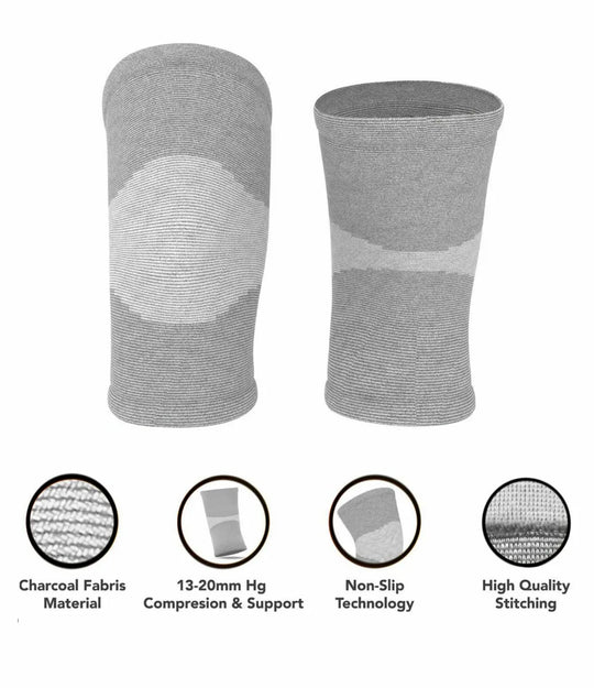 Bamboo Compression Knee Sleeve (Pack Of 2) (75% Off)