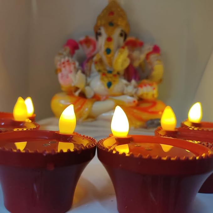 Experience the Glow: LED Water Sensor Diya for Festive Charm!