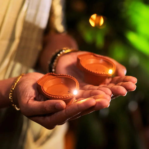 Experience the Glow: LED Water Sensor Diya for Festive Charm!